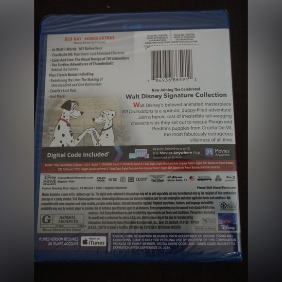 101 Dalmatians DVD, The Signature Walt Disney Collection - Picture 4 of 4